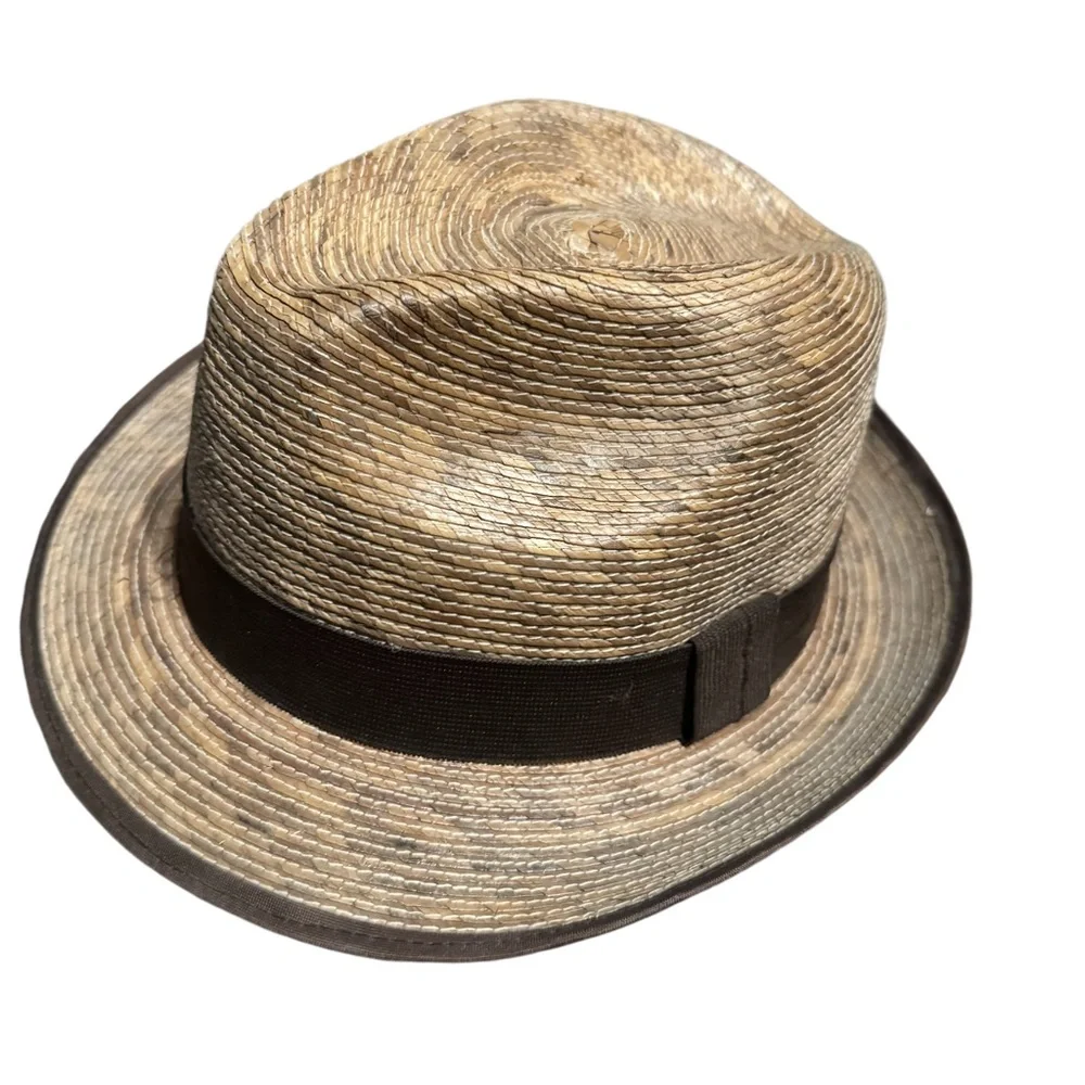 Straw fedora size medium - Picture 1 of 6